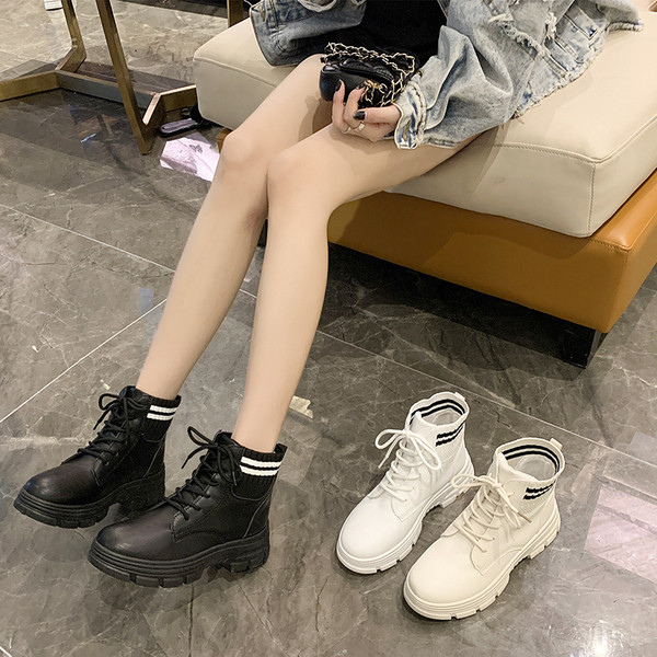 Naiste vabaaja saapad nööridega ökonahast terava otsaga mudel