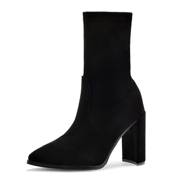 Modern női csizma öko velúrból - három modell