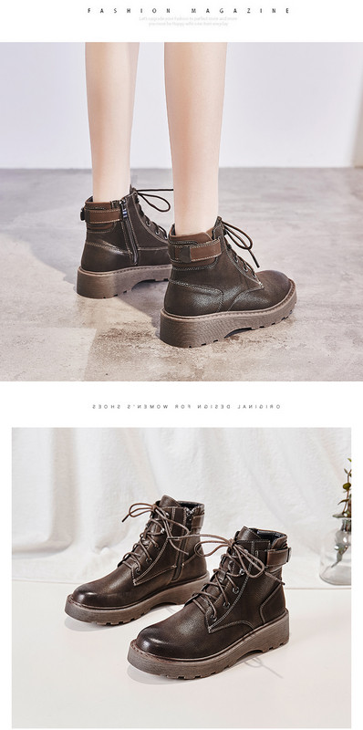 Eko bőrből készült alkalmi női csizma lapos talppal, fűzővel és cipzárral, két modellben