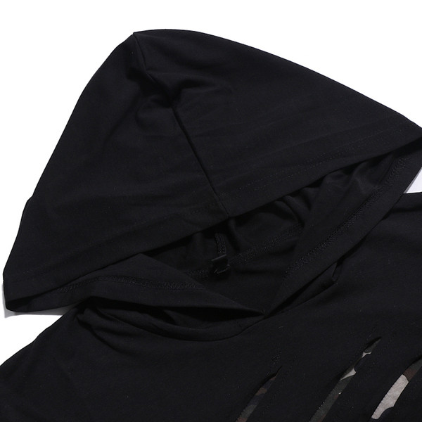 Moderna muška bluza sa asimetričnim dugim rukavima