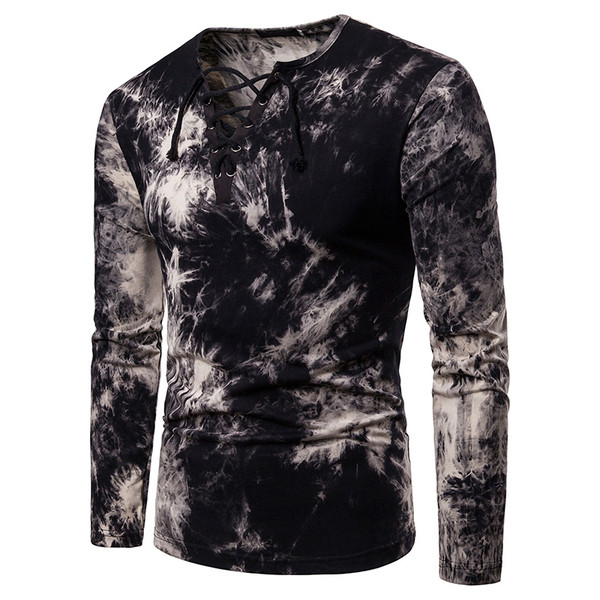 Praegune spitsikaelusega ja lipsudega meeste pluus