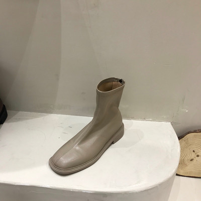 Casual μοντέλο γυναικείες μπότες με φερμουάρ