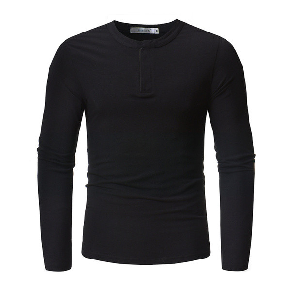 Modern, hosszú ujjú férfi blúz, sima modell