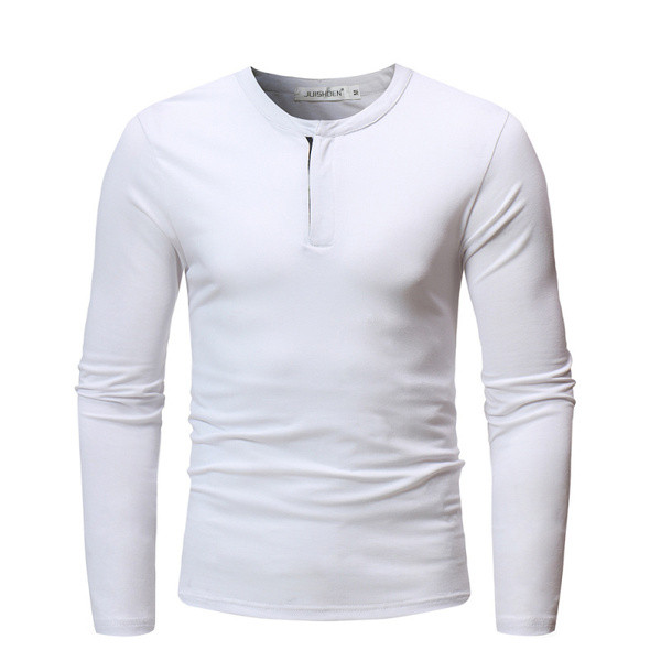 Modern, hosszú ujjú férfi blúz, sima modell
