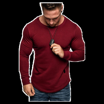 Alkalmi férfi hosszú blúz ovális nyakkivágással