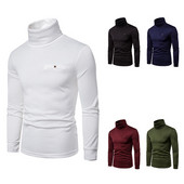 Modern férfi blúz szoknyagallérral és hosszú ujjal