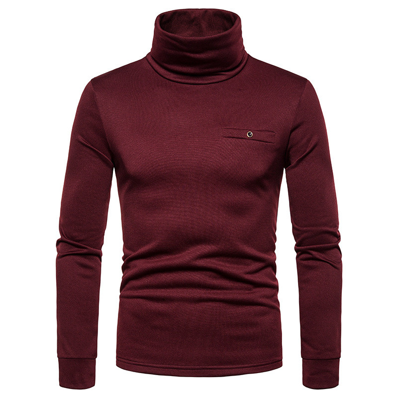 Modern férfi blúz szoknyagallérral és hosszú ujjal