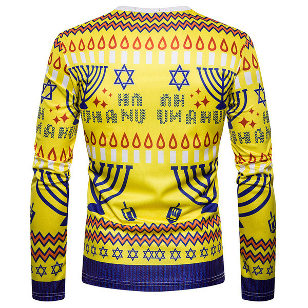 Aktuális férfi blúz ovális nyakkivágással