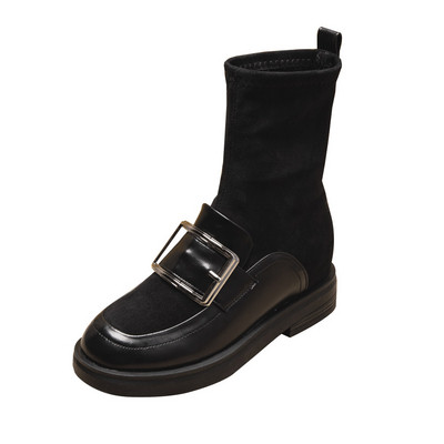 Moodsad pandla ja lameda tallaga naiste saapad