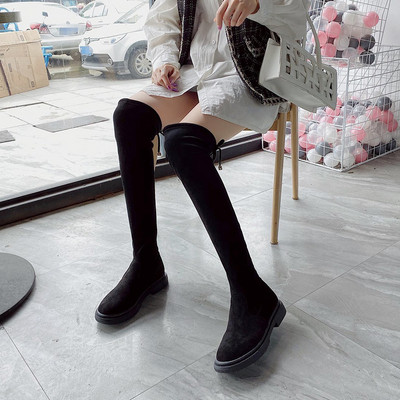 Uus mudel naiste saapad öko seemisnahast sokitüübist