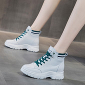 Ženske sportske tenisice s grubim potplatom i vezicama u boji