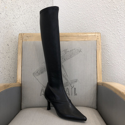 Uus mudel ökonahast naiste vabaaja saapad kontsa kõrgusega 7 cm