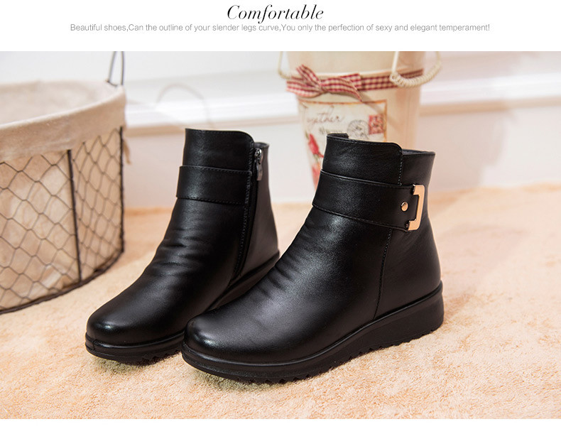 Soojad ökonahast pehme voodri ja lukuga naiste saapad