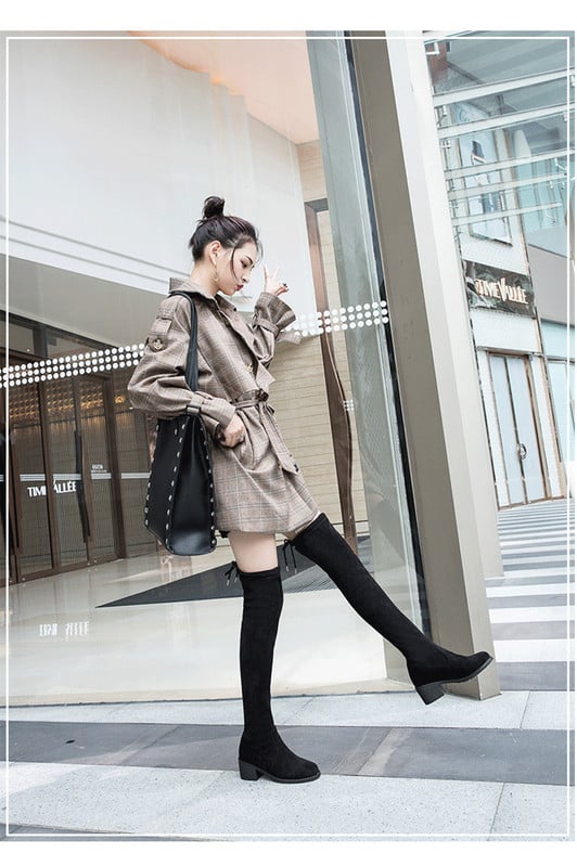 Őszi-téli zokni típusú csizma 3 cm vagy 5,5 cm sarokkal