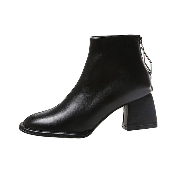 Kandilise paksu kontsaga vabaaja naiste saapad