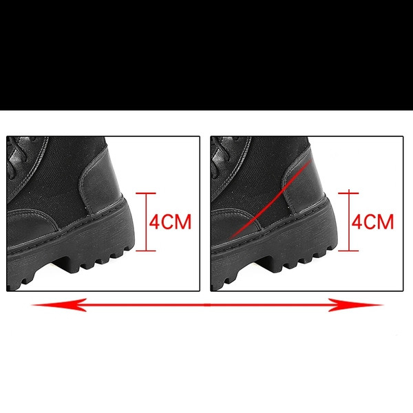 Ikdienas sieviešu zābaki ar šņorēm un raupju zoli