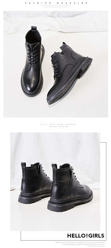 Modern, fekete fűzős női csizma