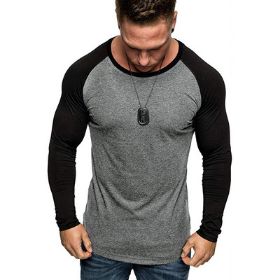 Testhez simuló férfi alkalmi blúz, hosszú ujjal