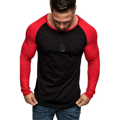 Testhez simuló férfi alkalmi blúz, hosszú ujjal