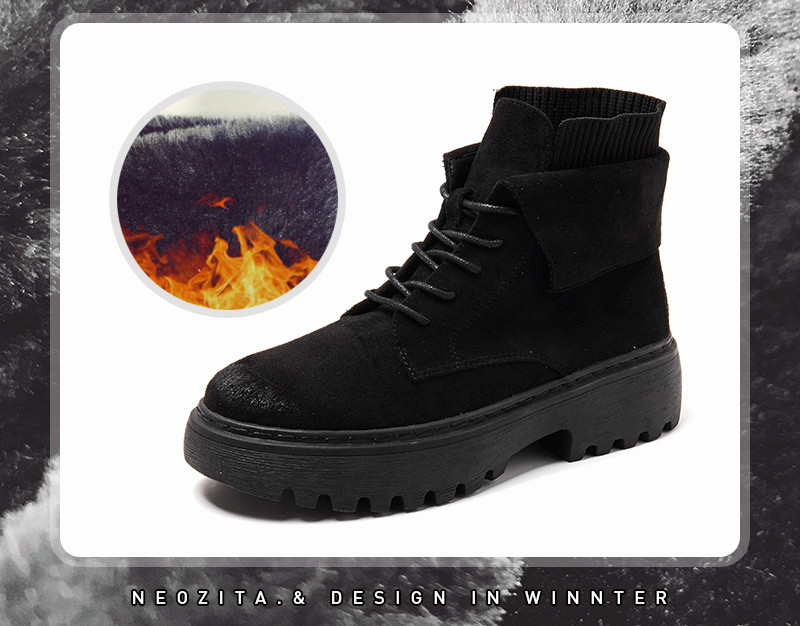 Öko-seemisnahast vabaaja saapad 4 cm tallaga