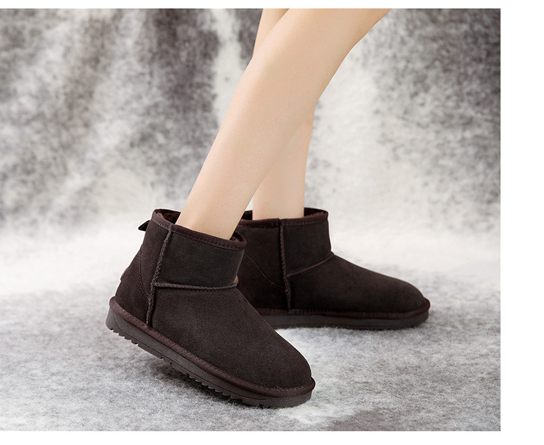 Öko-seemisnahast pehme voodriga ümarad naiste saapad