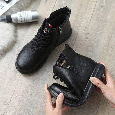 Női alkalmi csizma öko bőrből, cipzárral - különböző modellek