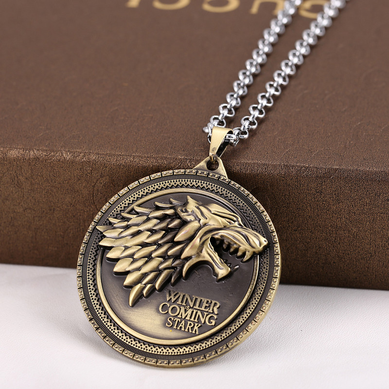 Ανδρικές αλυσίδες  Game of thrones - μαύρο και χρυσό χρώμα